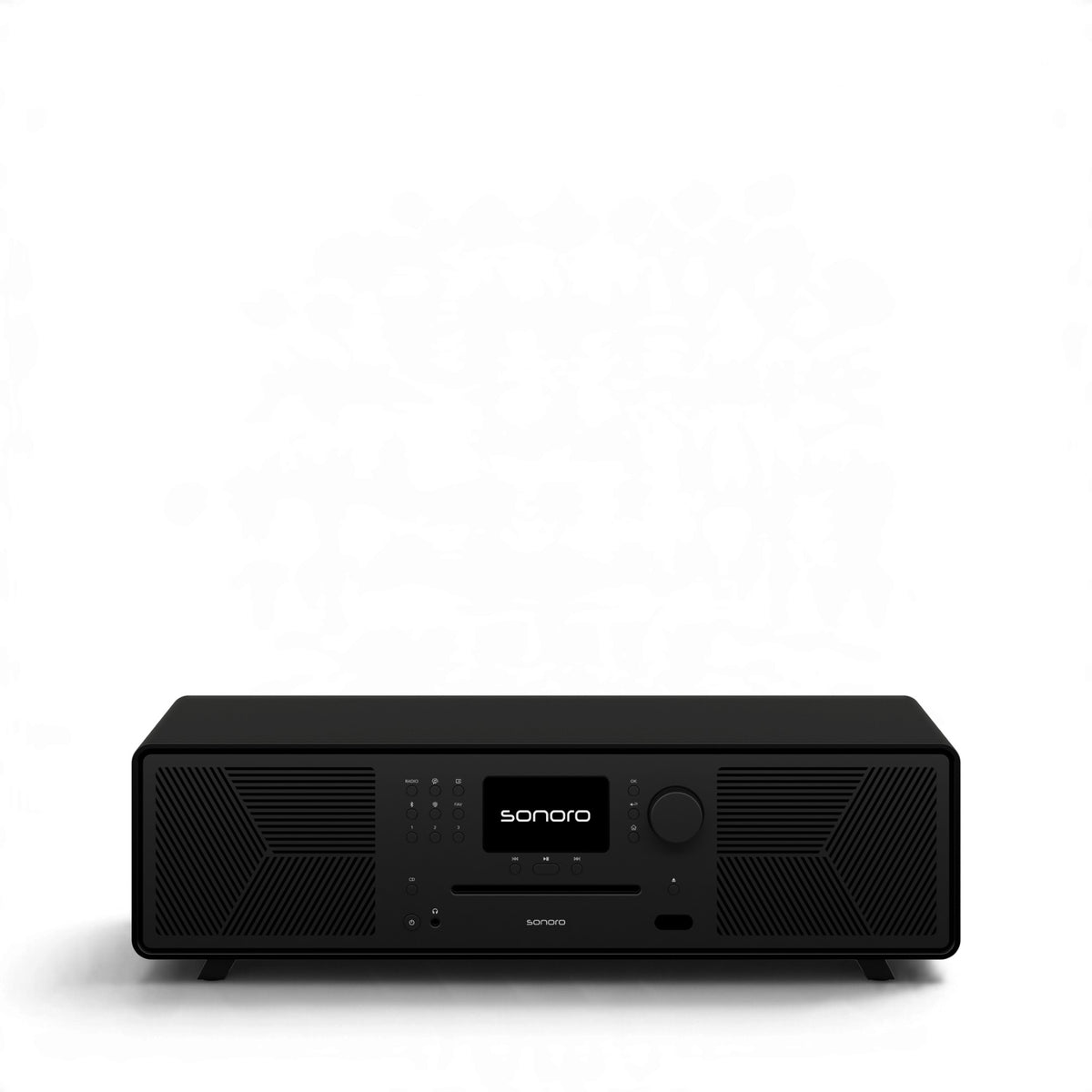 Sonoro Meisterstueck Gen 3 in Schwarz Matt Frontansicht oben