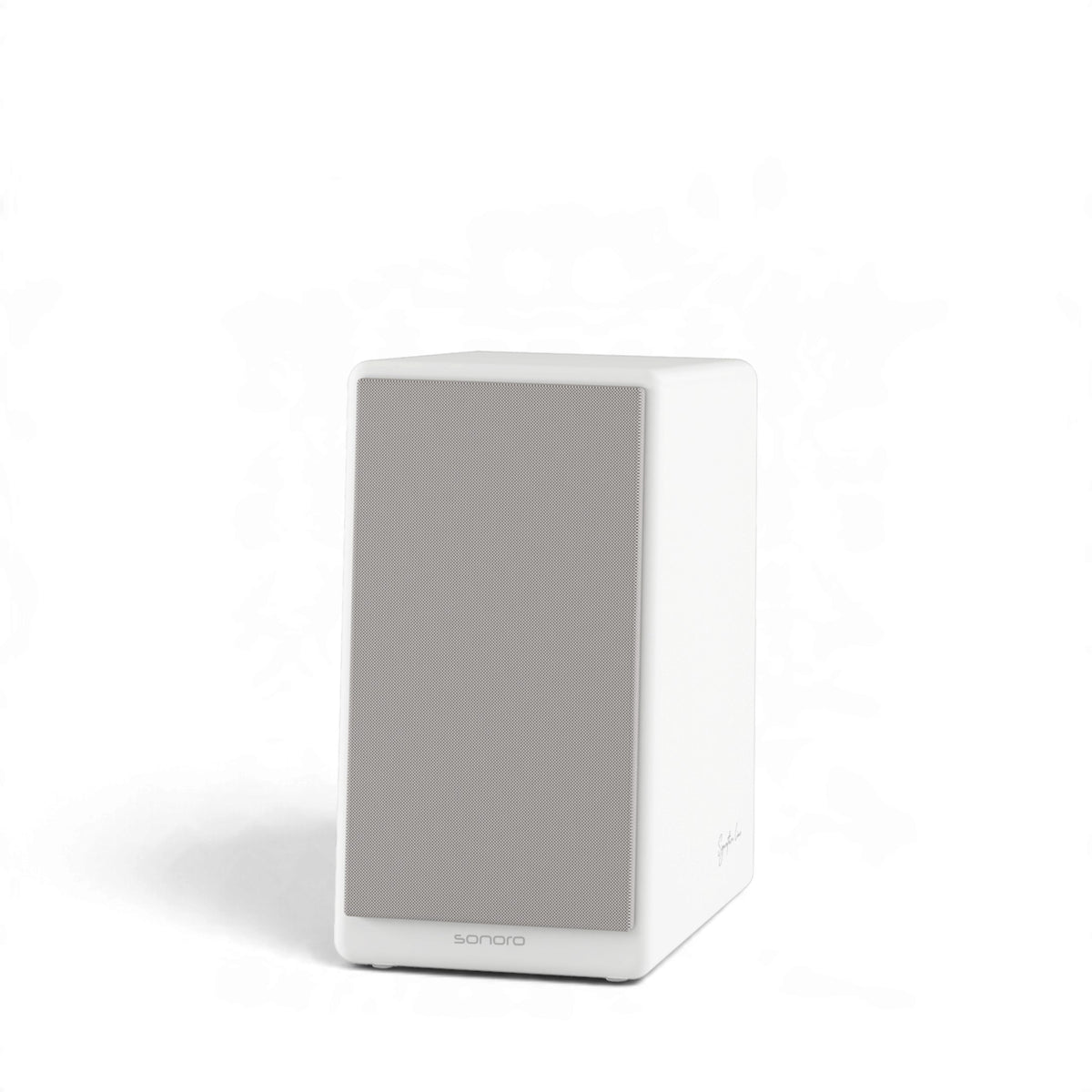 Sonoro Orchestra Slim Signature seitlich-rechts weiss mit-abdeckung