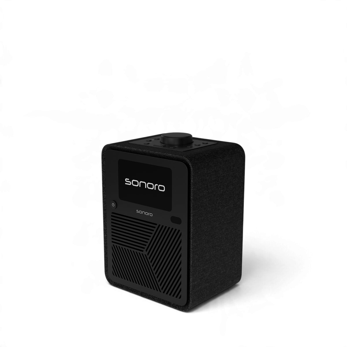 sonoro ATRON All-In-One-Gerät in anthrazit Seitenansicht rechts oben