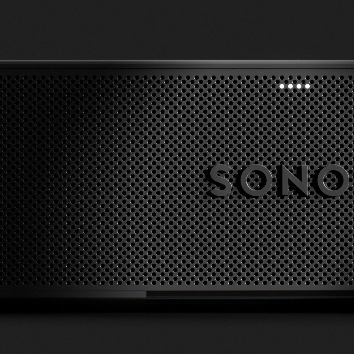 Sonos Beam Ultra Soundbar in Schwarz Frontansicht nah