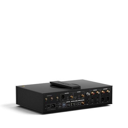 Eversolo DMP-A8 Master Edition Gen 2 in Schwarz - Seitenansicht Rückseite