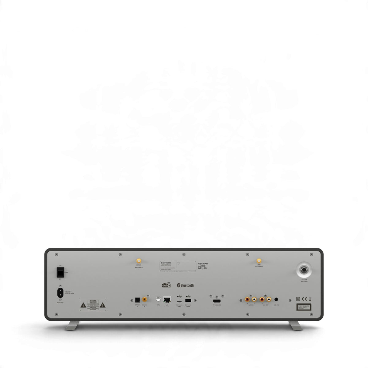 Sonoro Meisterstueck Gen 3 in graphit Rueckansicht