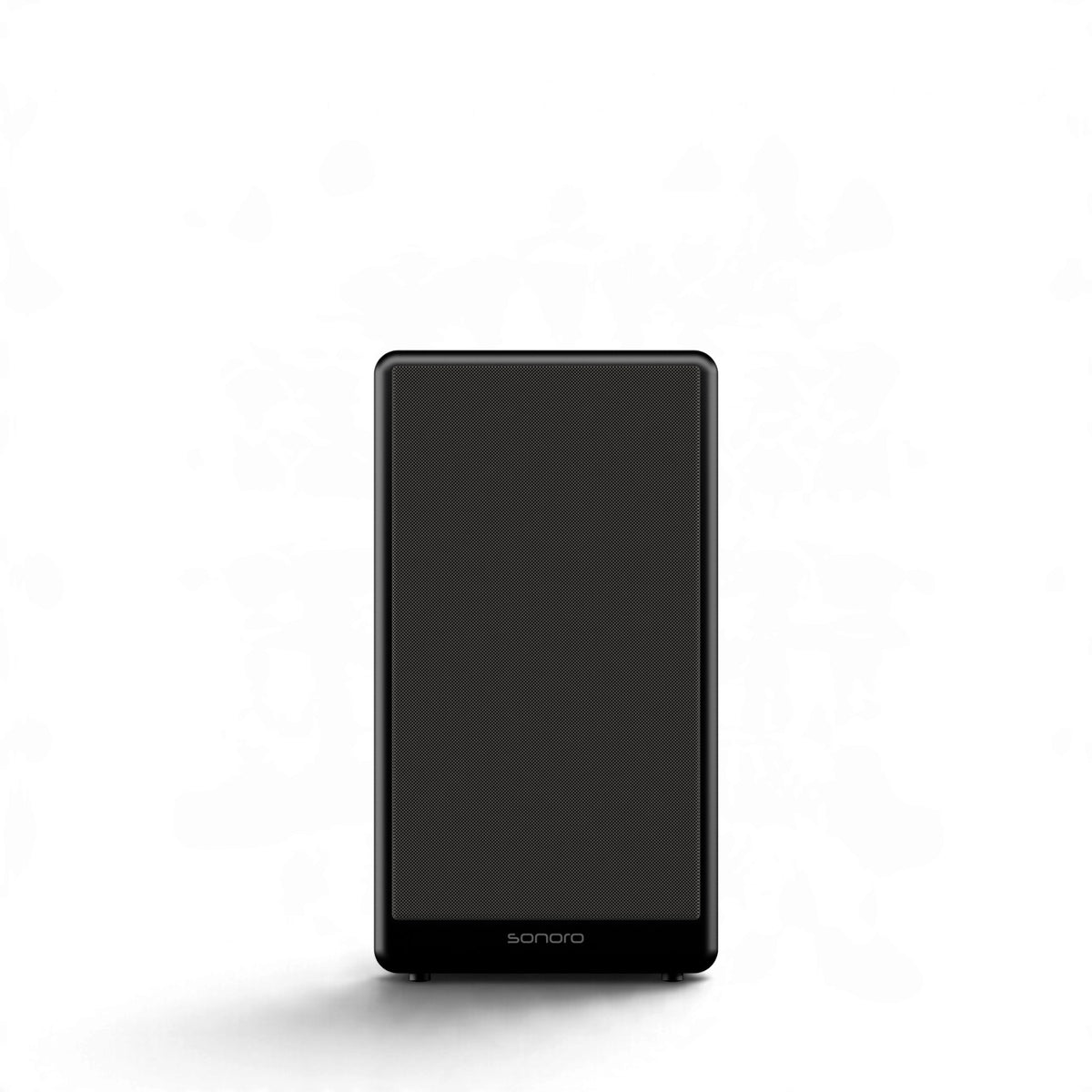 Sonoro Orchestra Slim Signature Frontansicht in Schwarz mit Abdeckung