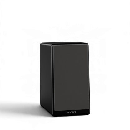 Sonoro Orchestra Slim Signature Seitenansicht links in Schwarz mit Abdeckung