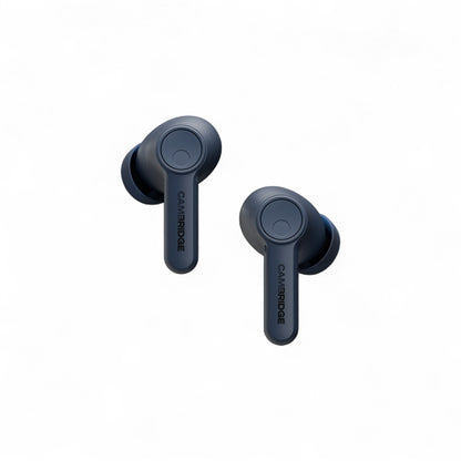 Blaue Cambridge Audio Melomania A100 SE mit sichtbaren Touch-Flächen und Cambridge-Schriftzügen.