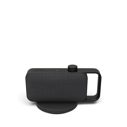 faller audio OSKAR easy in Schwarz Front oben mit  Basisstation 
