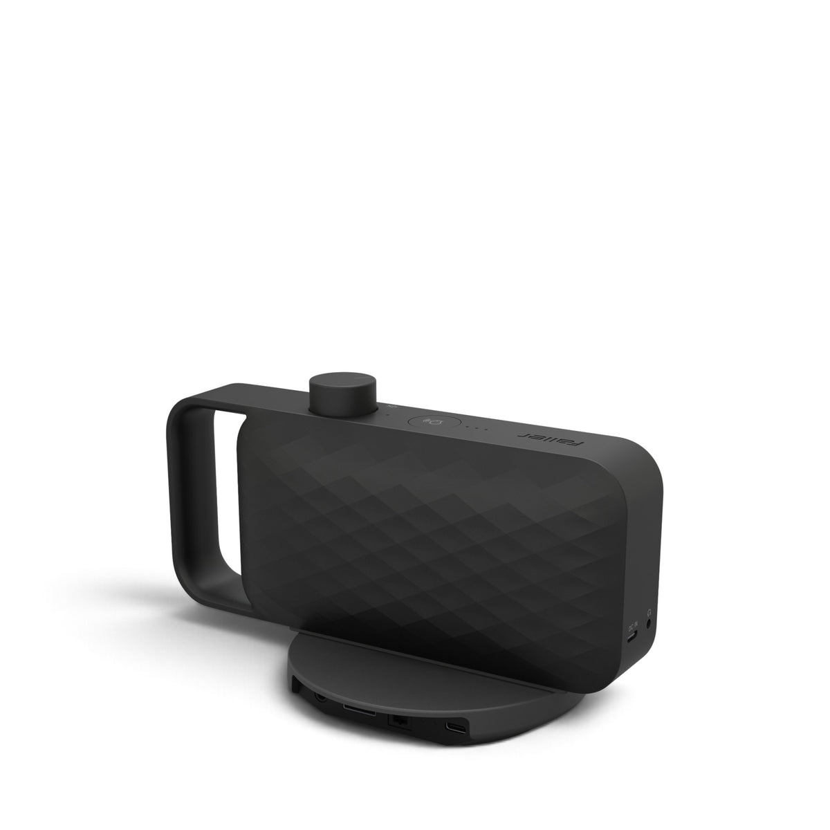 faller audio OSKAR easy in Schwarz seitlich rechts hinten mit Basisstation