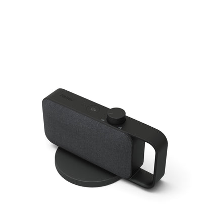 faller audio OSKAR easy in Schwarz seitlich rechts oben mit Basisstation
