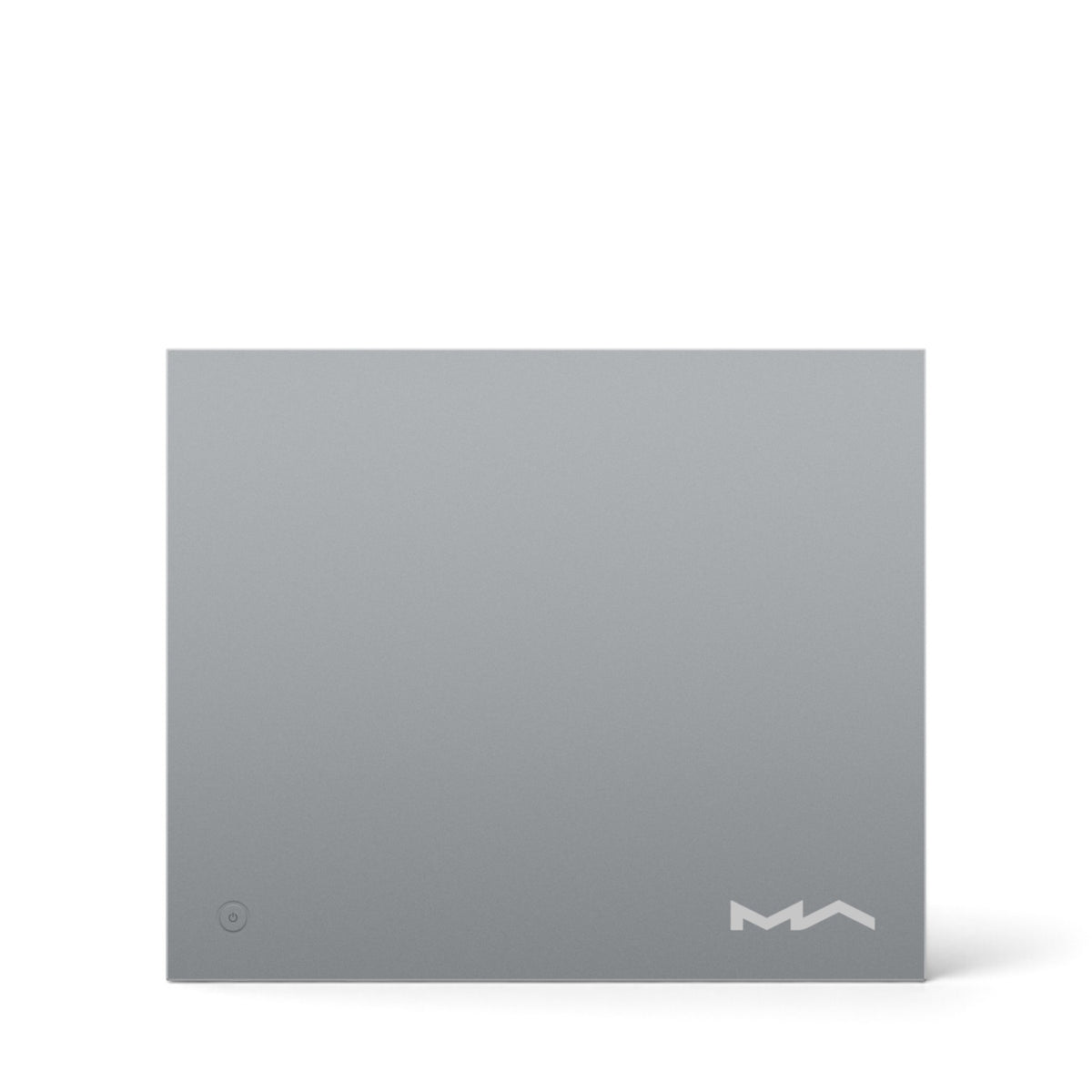 Graue Oberseite des Matrix Audio mini-i Pro 4 mit Matrix-Audio-Logo.