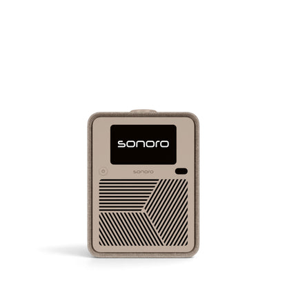 sonoro ATRON All-In-One-Gerät in Sand/Creme Vorderseite