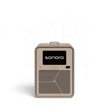 sonoro ATRON All-In-One-Gerät in Sand/Creme Vorderseite oben
