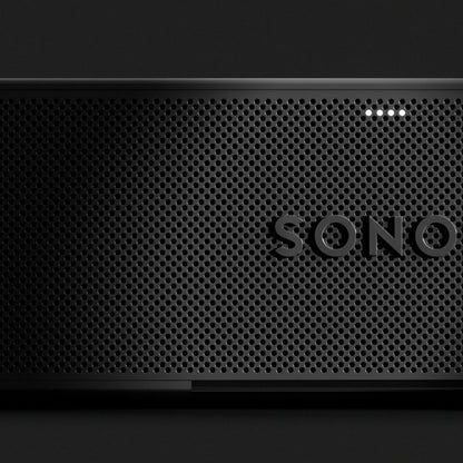 Sonos Beam Ultra Soundbar in Schwarz Frontansicht nah