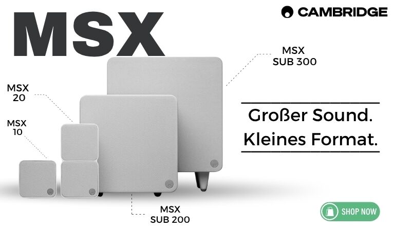Cambridge Audio MSX Serienbanner