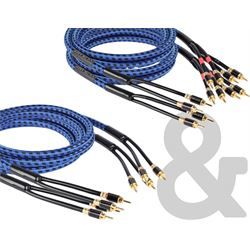 Fidelity TestBox LS-Kabel Si-Wire, Bi-Wire Goldkabel